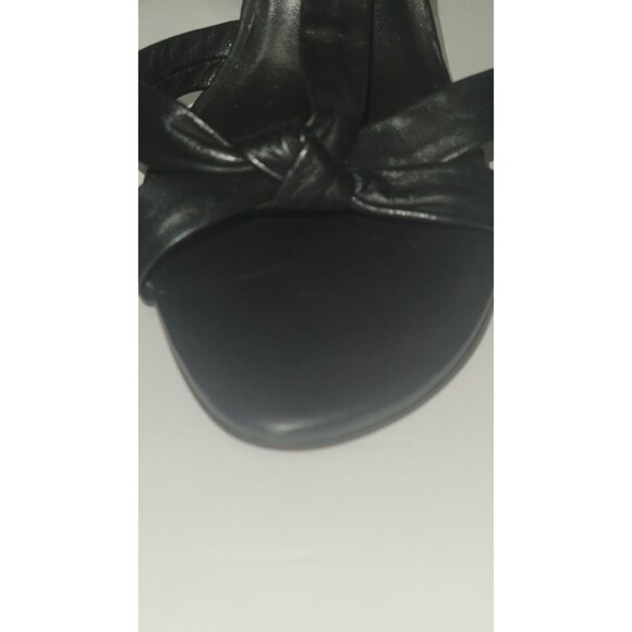 Aldo Womens Stilettos Black Leather Strappy Knot Heels Size 7.5 (38) No Box - Picture 15 of 16